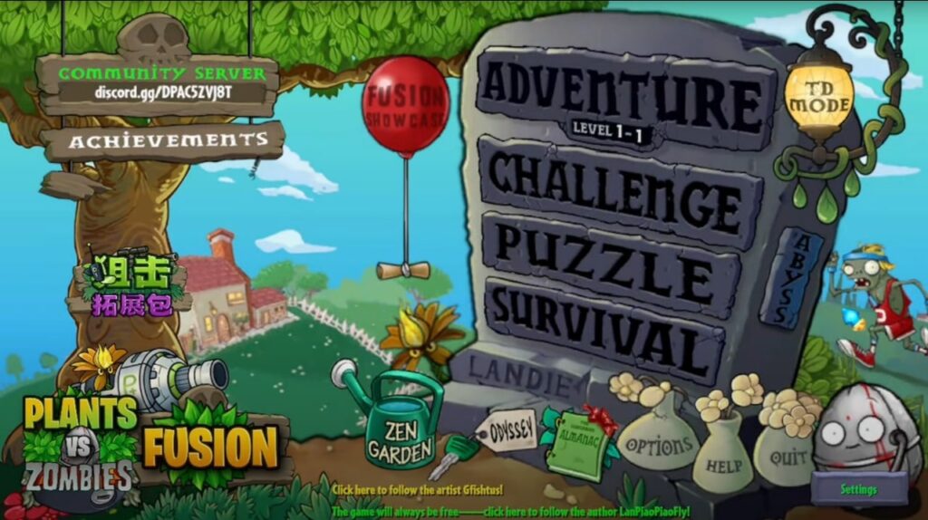 PvZ Fusion Multiple Game Modes
Enjoy a variety of gameplay experience