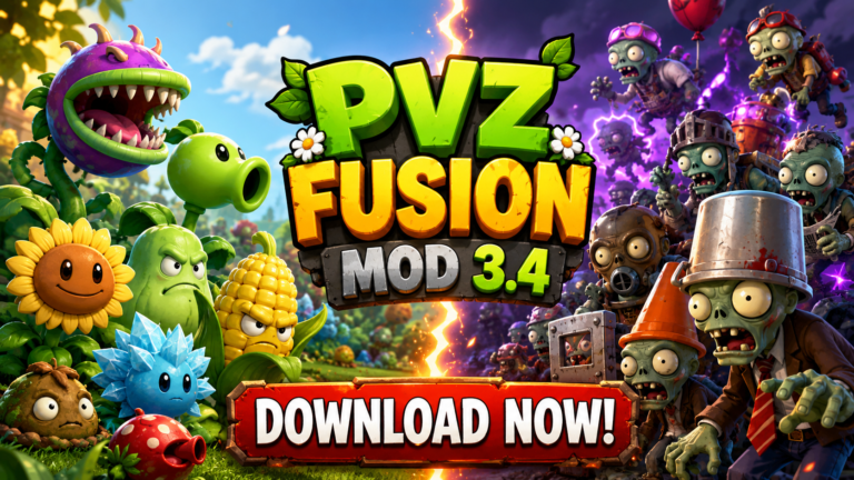PvZ Fusion 3.4 Download for PC – New Travel Mode, Plants, Zombies & Complete Update Guide